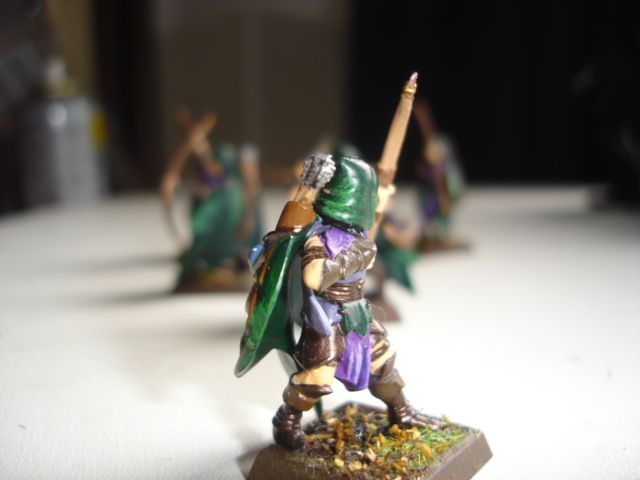 Warhammer Battle OOP Elfes Sylvains Guerriers Faucon x3 Citadel Games
